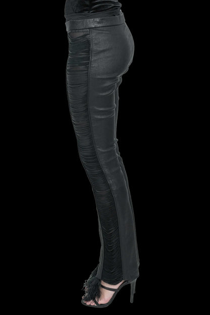 Calça Preta Detalhe Roberto Cavalli