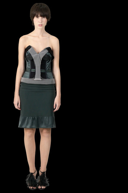 Vestido Verde Detalhe Stella McCartney