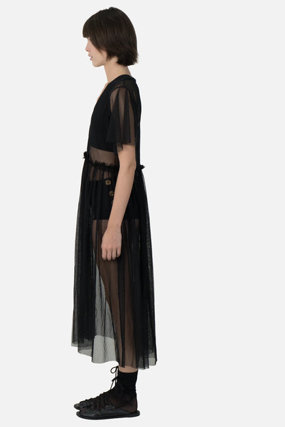 Vestido Preto Detalhe Garimpo Adda