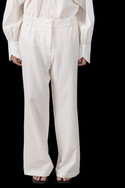 Calça Branca Reta Mixed