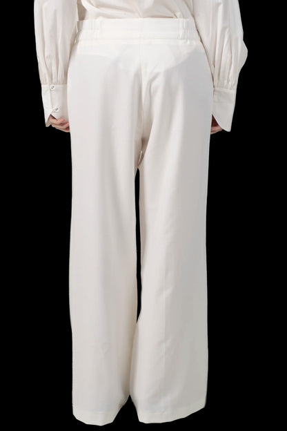 Calça Branca Reta Mixed