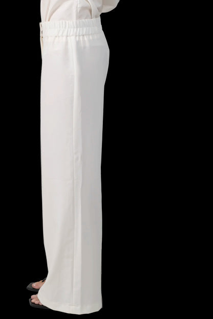 Calça Branca Reta Mixed