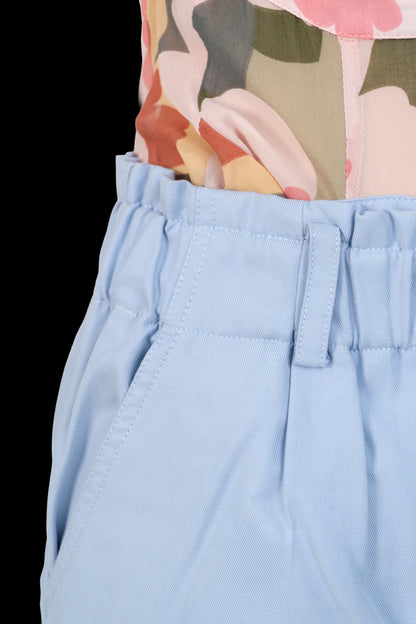 Calça azul detalhe Cris Barros