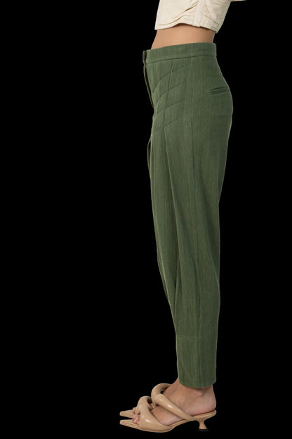 Calça Verde Detalhe A.Niemeyer