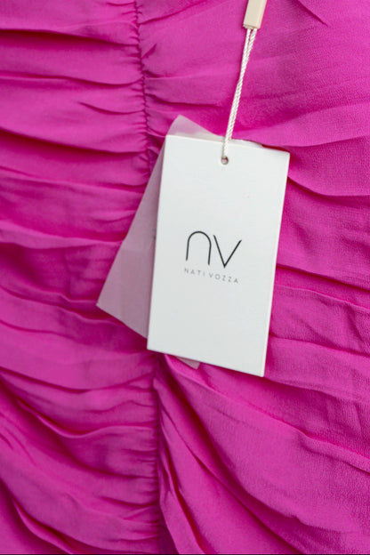 Saia Pink Babado Nati Vozza