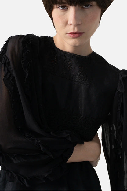 Vestido Preto Detalhe See By Chloé