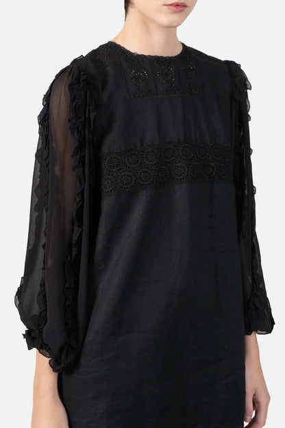 Vestido Preto Detalhe See By Chloé