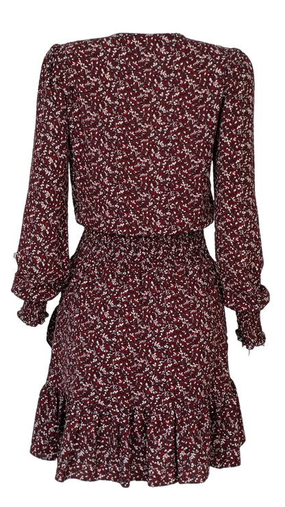 Vestido vinho Garimpo Adda