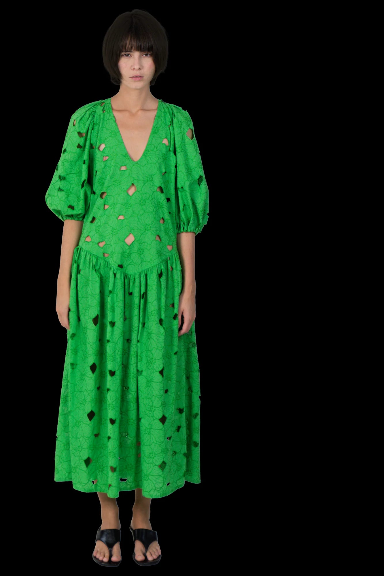 Vestido Verde Renda