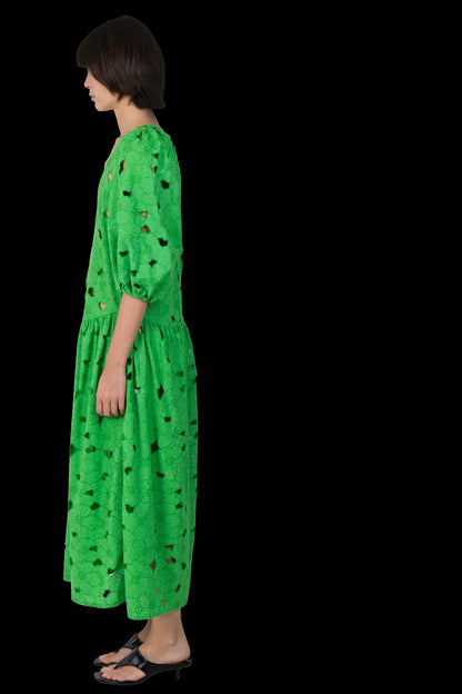 Vestido Verde Detalhe Paula Raia