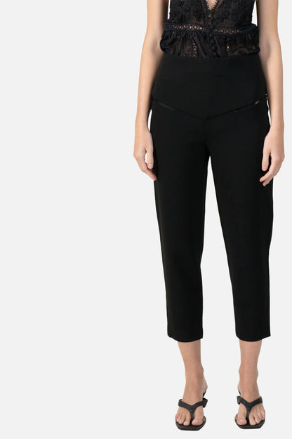 Calça Preta Reta Mixed