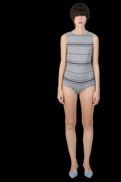 Body Bicolor Listrado Cris Barros