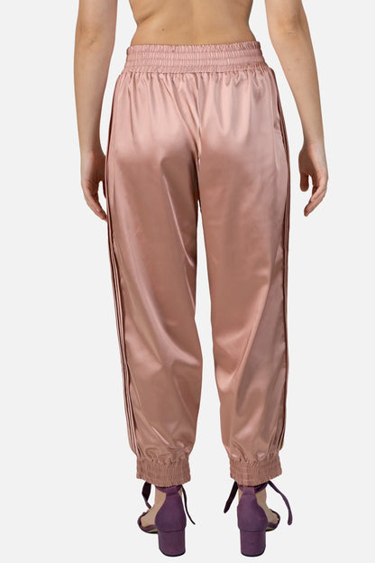 Calça Rosé Acetinada Paula Raia