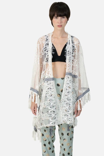 Kimono Off Renda Garimpo Adda
