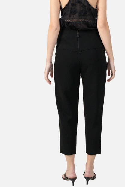 Calça Preta Reta Mixed