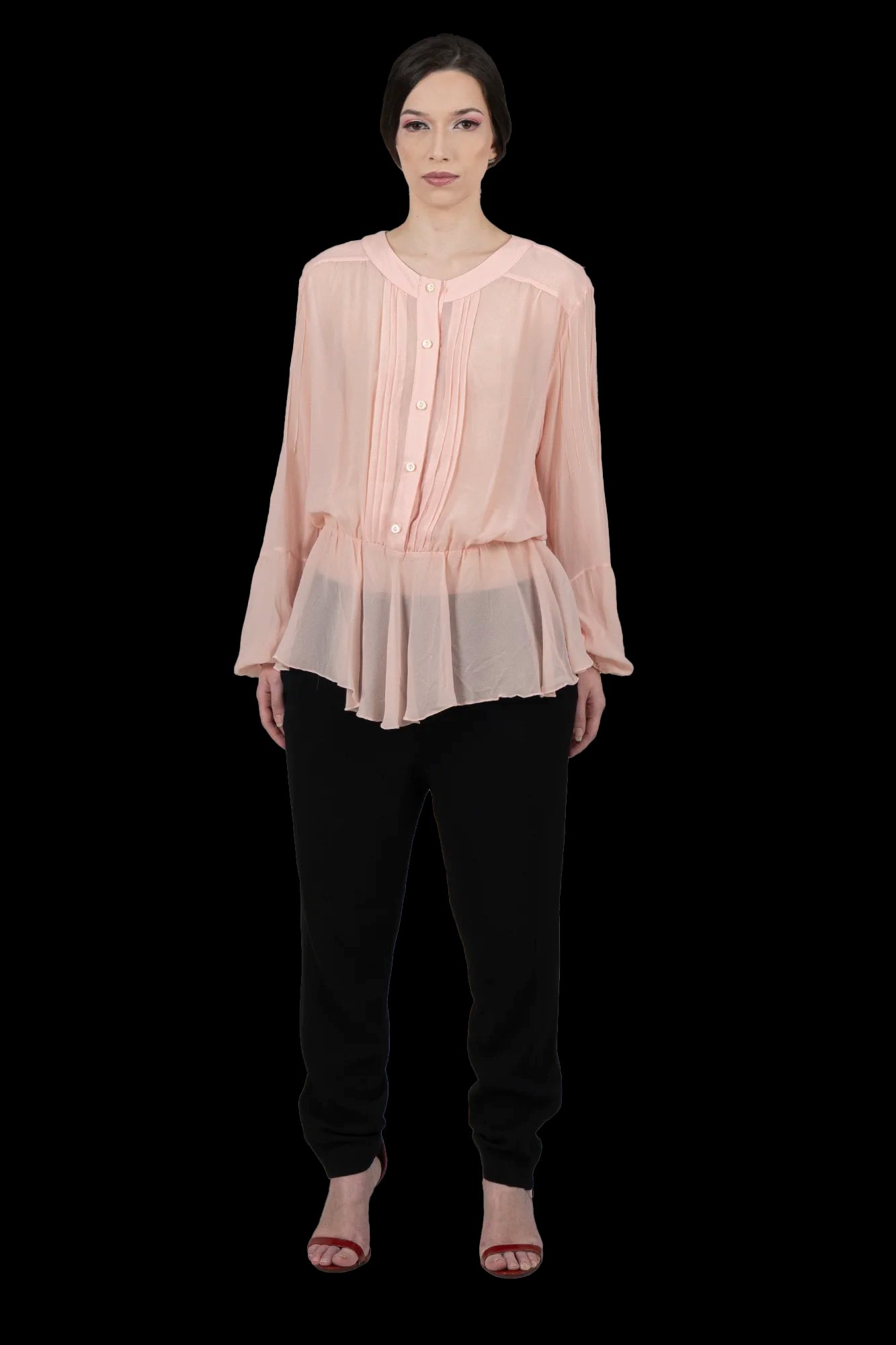 Camisa Rose Detalhe
