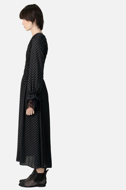 Vestido Color Estampa Garimpo Adda