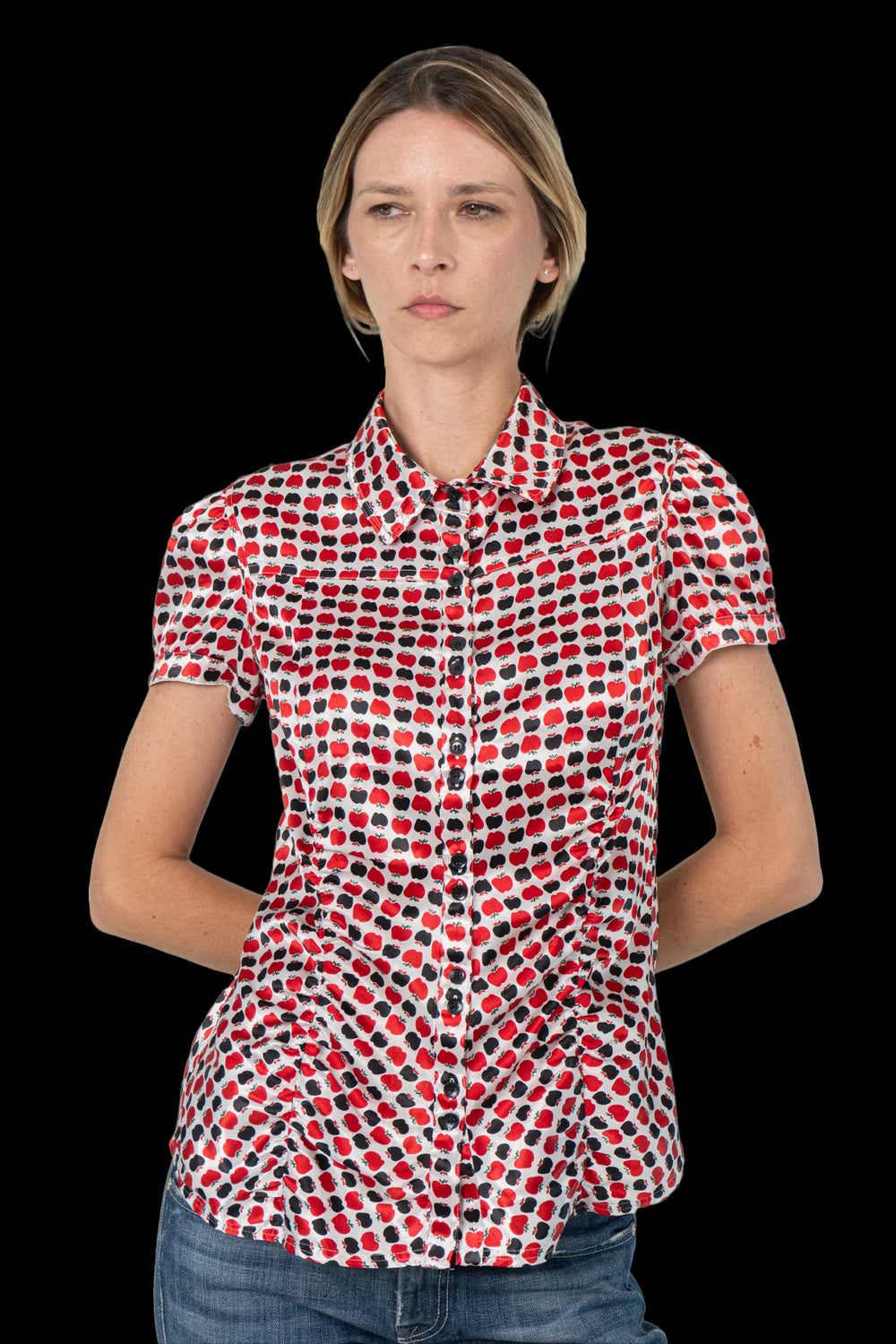 Camisa Color Acetinada