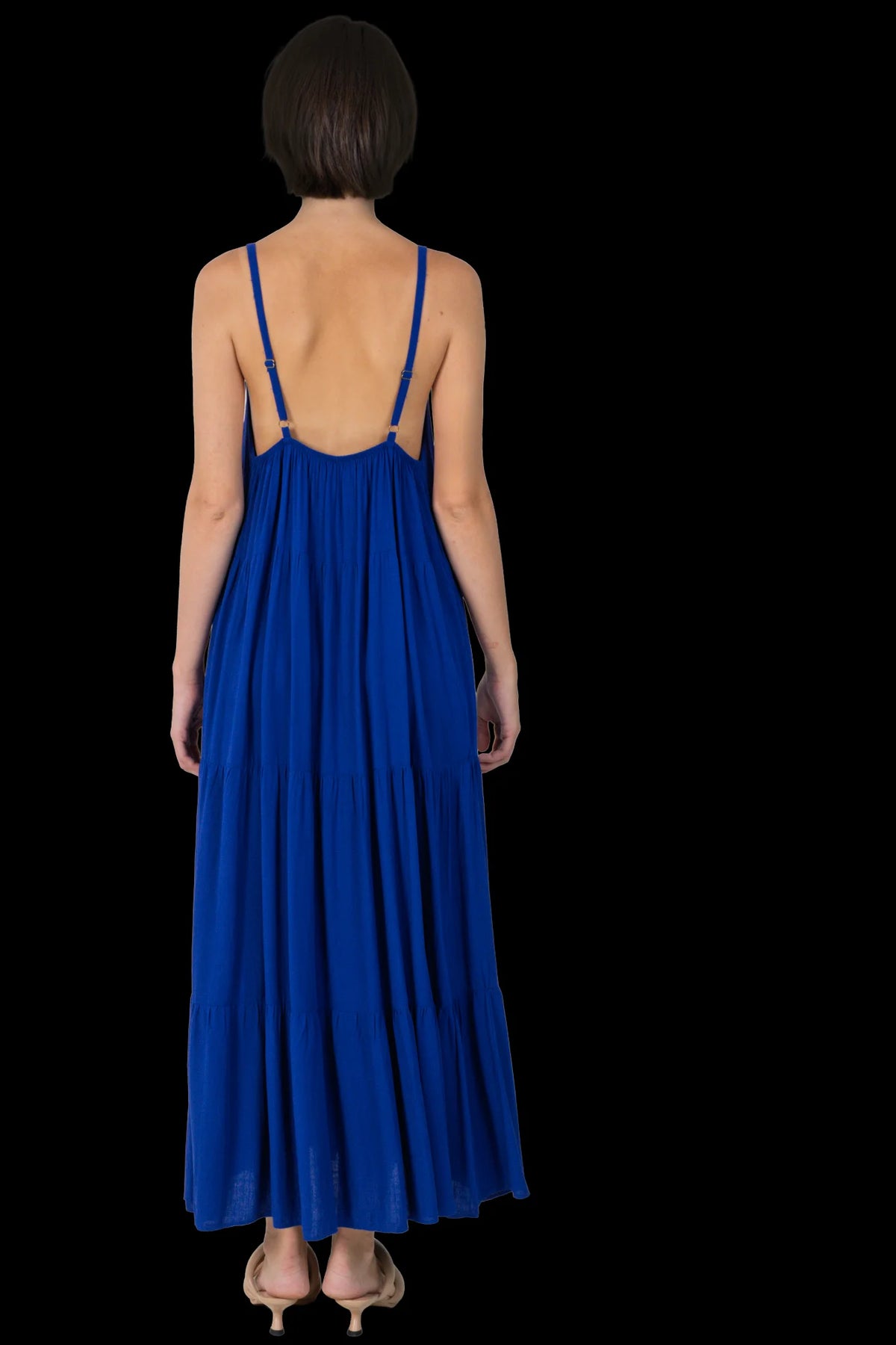 Vestido Azul Detalhe