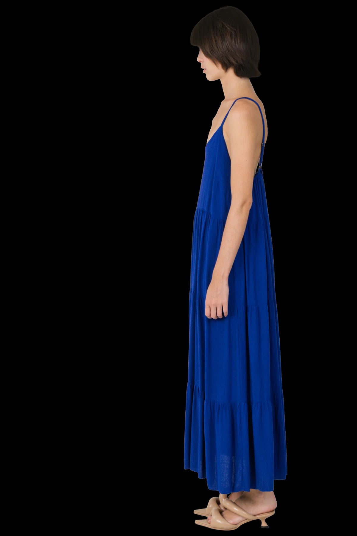 Vestido Azul Detalhe