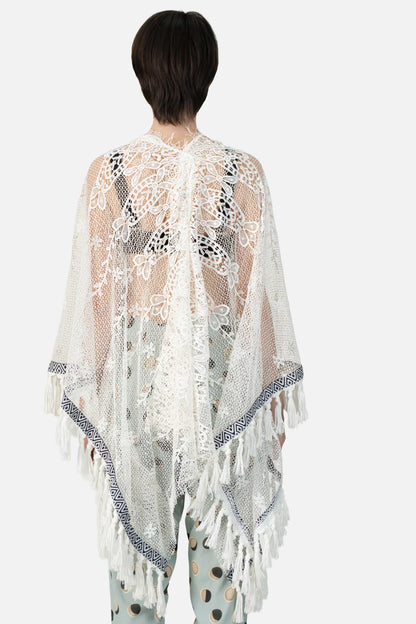 Kimono Off Renda Garimpo Adda