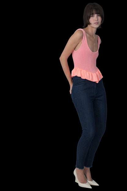 Calça Jeans Reta Carol Bassi