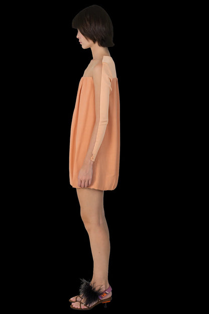 Vestido Nude Detalhe Paula Raia