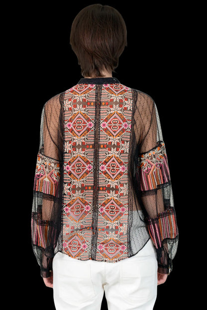 Blusa Color Bordada NK