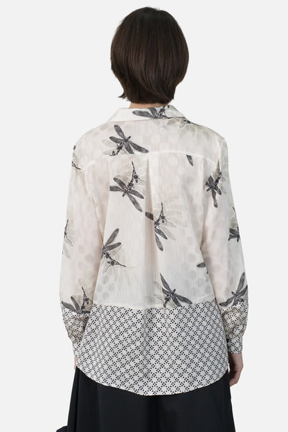 Camisa Color Detalhe Monica Negreiros
