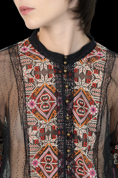Blusa Color Bordada NK