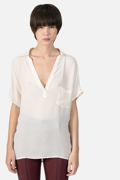 Blusa Off Seda Cris Barros
