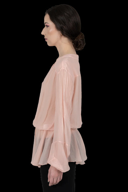 Camisa Rose Detalhe Fillity