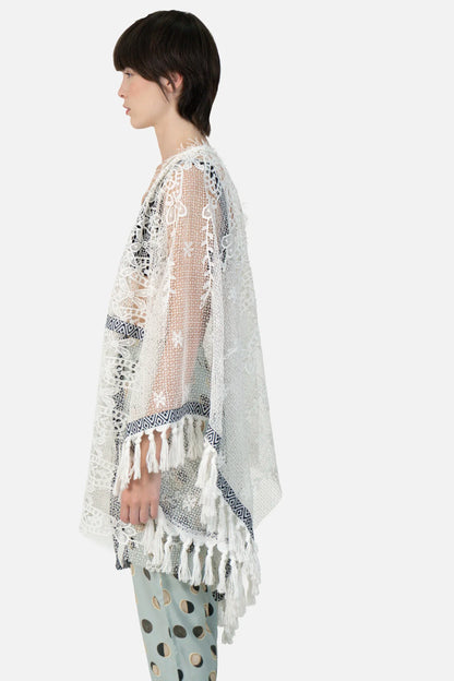 Kimono Off Renda Garimpo Adda