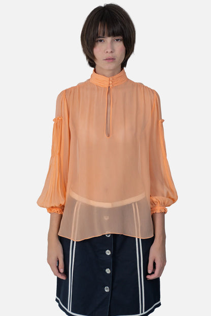 Blusa Salmon Seda NV