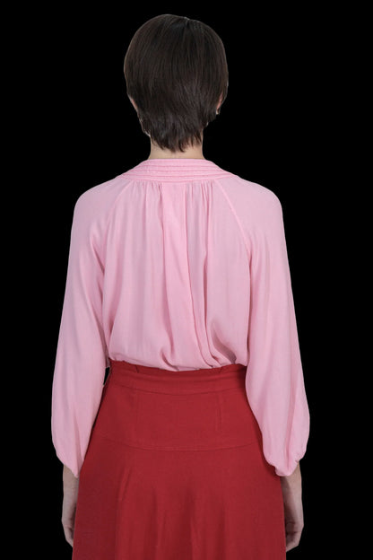 Blusa Rosa Detalhe Diane Von Furstenberg