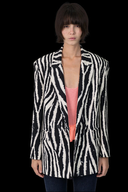 Blazer Animal Print Zara