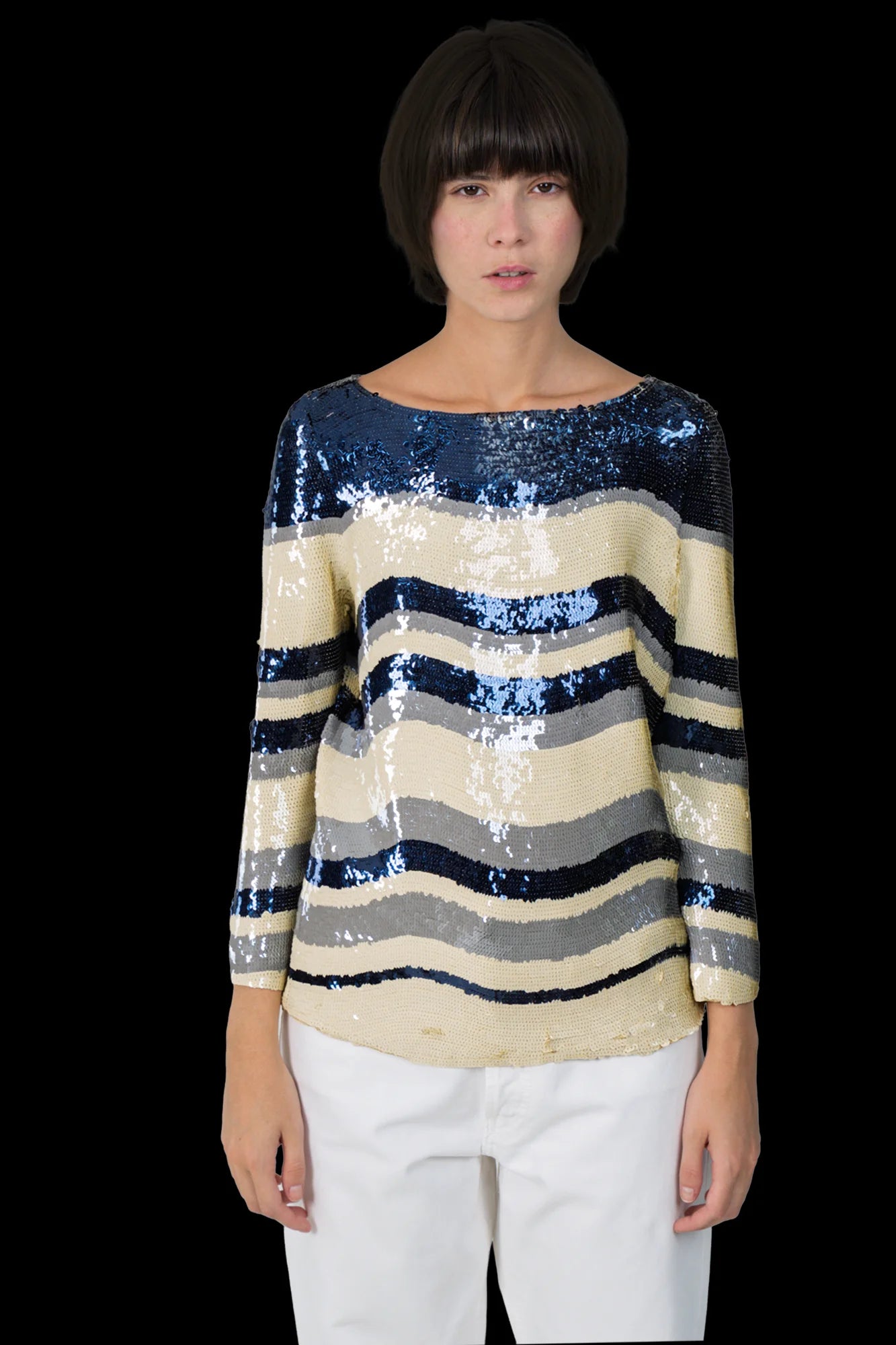 Blusa Color Paetê