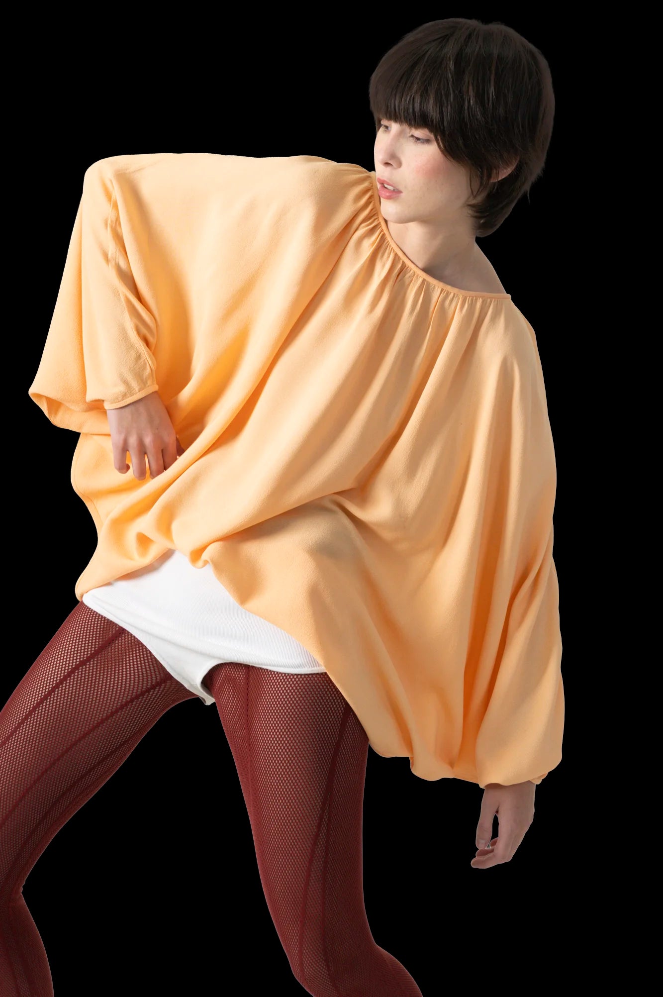 Blusa Laranja Detalhe
