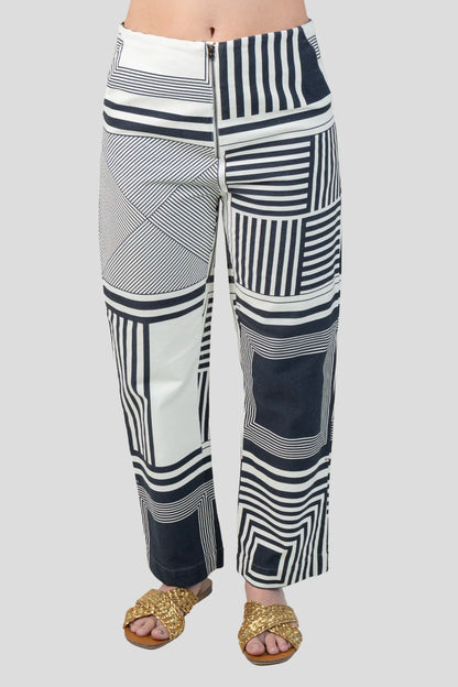 Calça Color Listrada Schutz