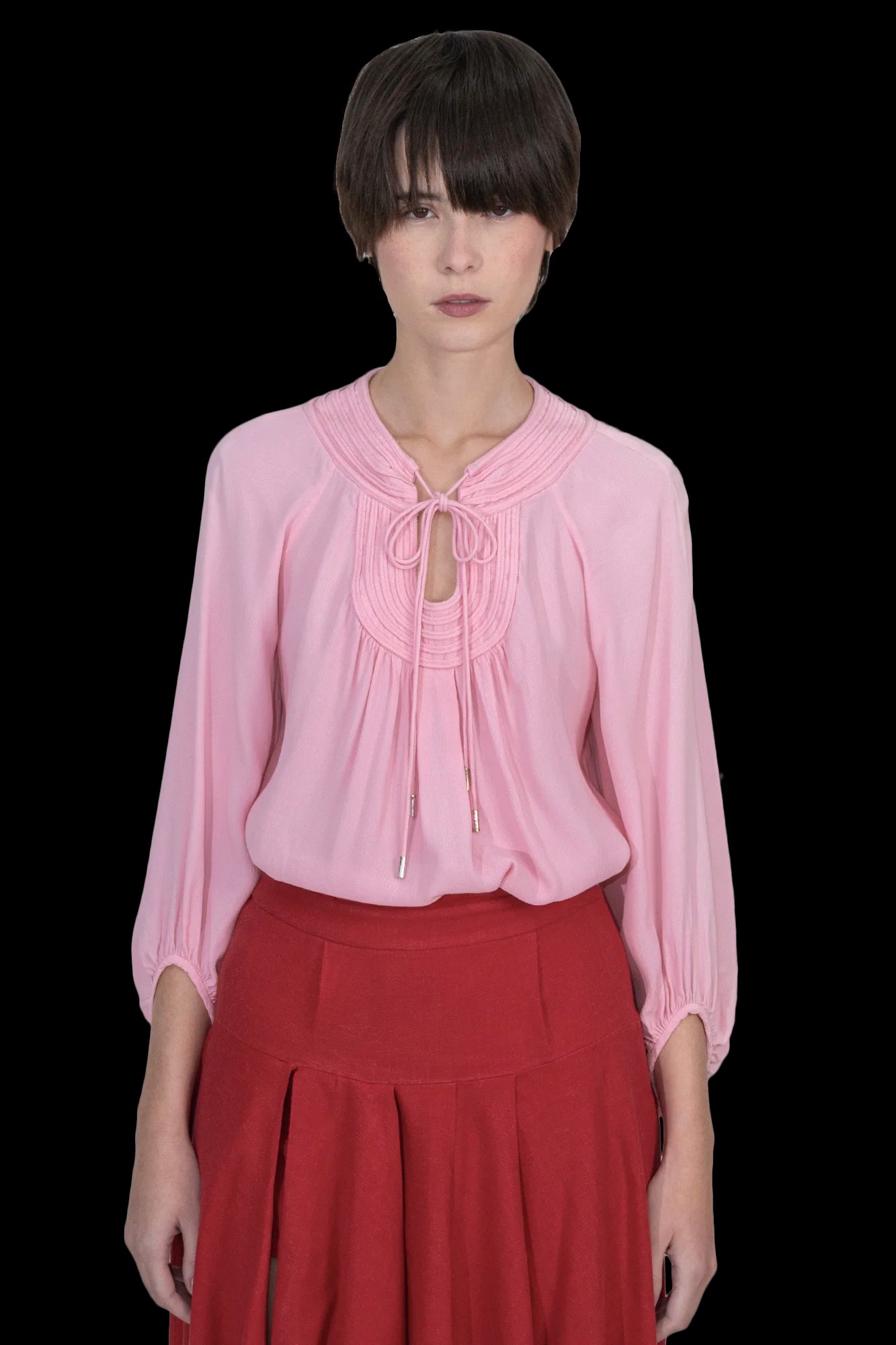 Blusa Rosa Detalhe