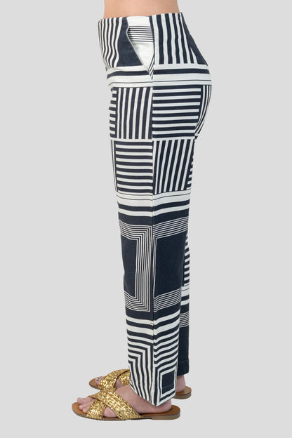 Calça Color Listrada Schutz