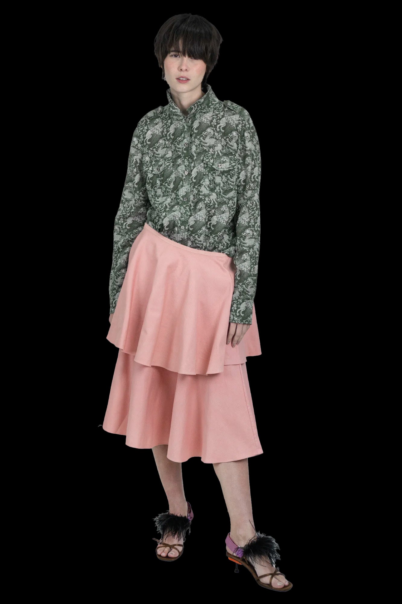 Camisa Color Estampada