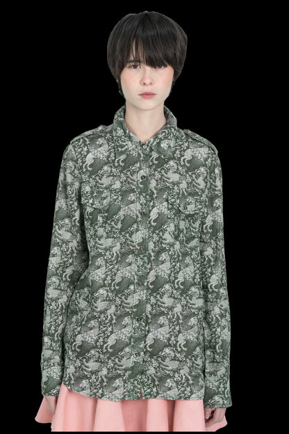 Camisa Color Estampada Tory Burch