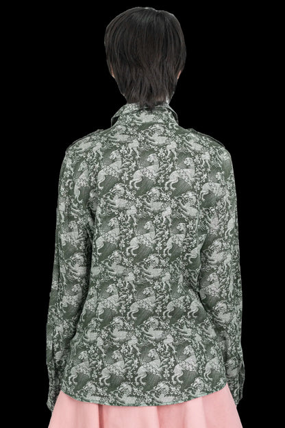 Camisa Color Estampada Tory Burch