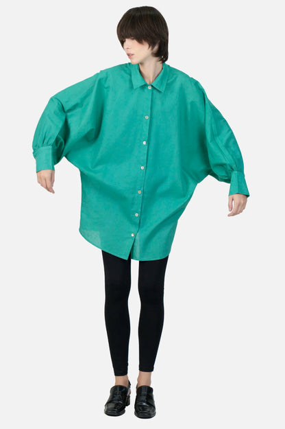 Camisa Verde Detalhe Mixed