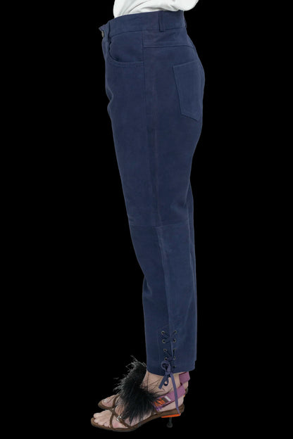 Calça Marinho Camurça Talie NK