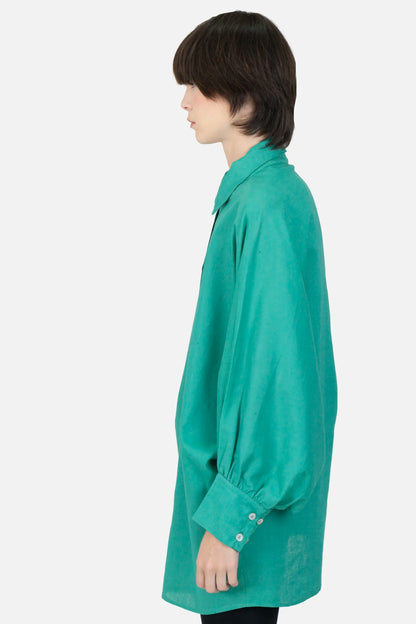 Camisa Verde Detalhe Mixed