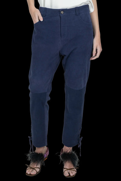 Calça Marinho Camurça Talie NK