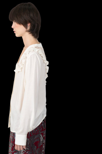 Camisa off Detalhe Carol Bassi