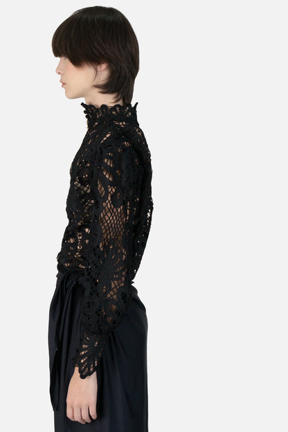 Casaqueto Preto Renda Zen
